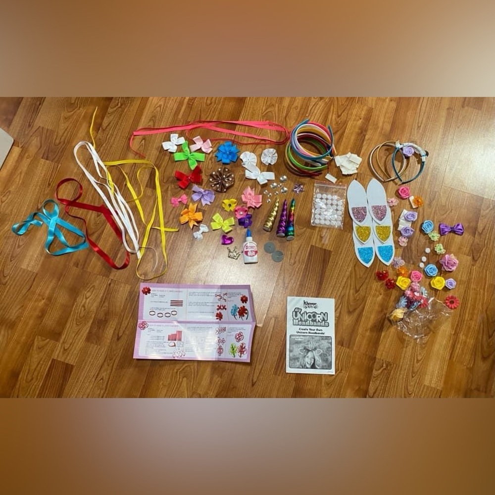 Klever Kits Create Your Own Unicorn Headband Girls Art & Craft Kit DIY Unicorn - Picture 2 of 4
